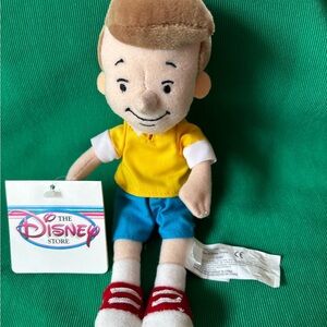 Disney Store Christopher Robin Plush Doll Mini Bean Bag 8” Winnie the Pooh 
New